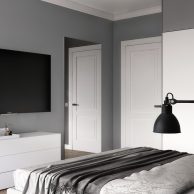 Tsoy design interior дизайн интерьера современной спальни в серых тонах