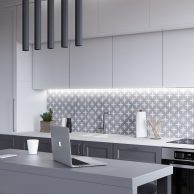 Tsoy design interior дизайн интерьера современной гостиной кухни в серых тонах студия
