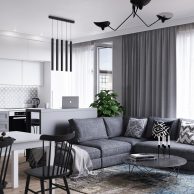 Tsoy design interior дизайн интерьера современной гостиной в серых тонах студия