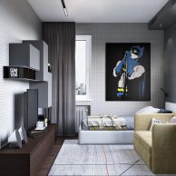 Дизайн интерьера комнаты мальчика частного дома