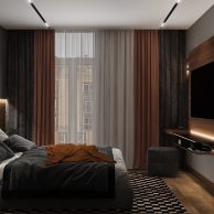 Дизайн интерьера спальня частного дома