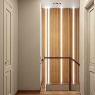 Дизайн интерьера прихожая и лестница частного дома