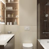 Дизайн интерьера ванная частного дома